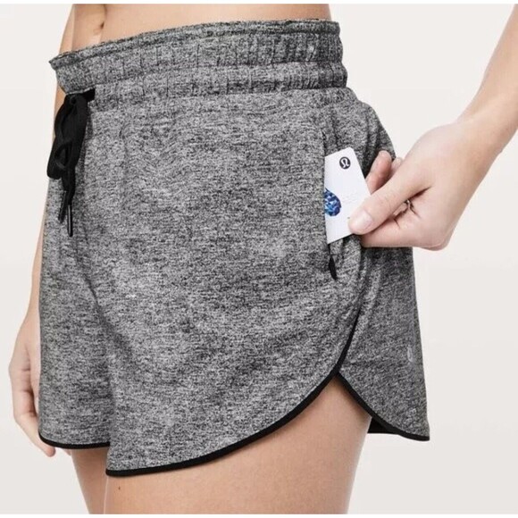 Lululemon Choose A Side 3” Shorts Women’s 6 Reversible Heather Luxe Multi Black - Picture 4 of 16